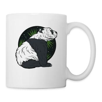 Pandabär - Tasse - Weiß - Rechts
