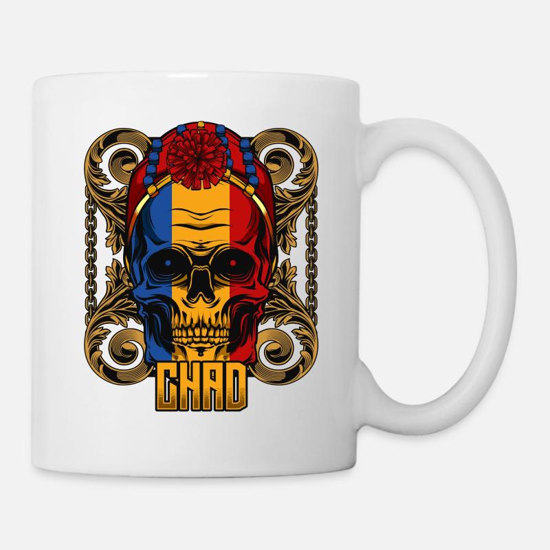 Idée de cadeau République du Tchad Tchadienne - Mug blanc - blanc