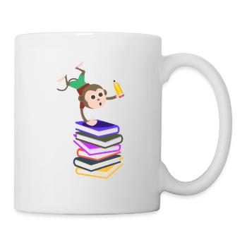 École de scolarisation - Mug blanc - blanc - Droite