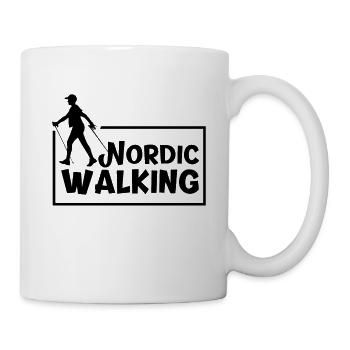 marche nordique - Mug blanc - blanc - Droite