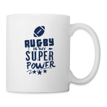 Rugbyspieler Rugbyspiel Rugby Rugbyball Team - Tasse - Weiß - Rechts