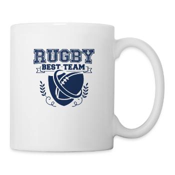 Team Rugby Player Rugby Rugby Game Rugby Ball - Mug - white - Right