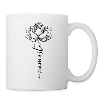 Namaste Lotus Kundalini Yoga Yogi Cadeau - Mug blanc - blanc - Droite