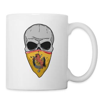 Cowboy Totenkopf Western Wilder Westen - Tasse - Weiß - Rechts