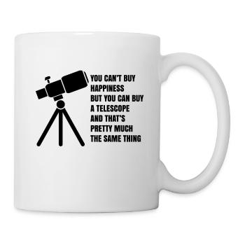 Funny saying astronomy and space travel - Mug - white - Right