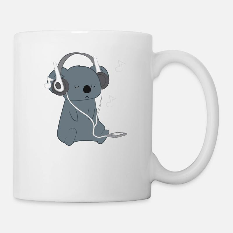 Koala Koalas Koalafan Music Gift - Mug - white