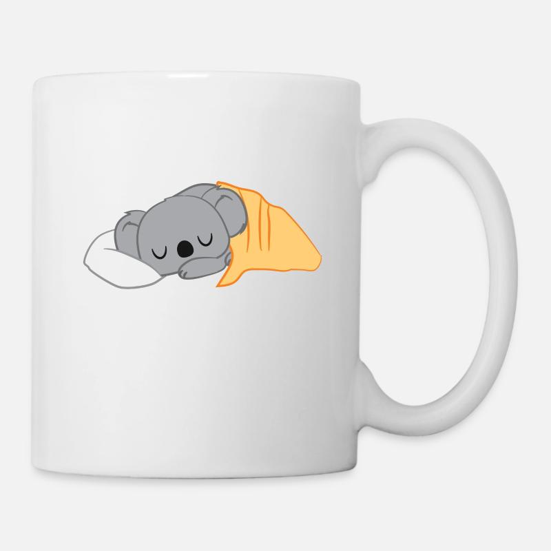 Koala - Koalas - Koalafan - Sleep - Tired - Mug - white