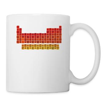 Periodensystem Chemie Elemente - Tasse - Weiß - Rechts