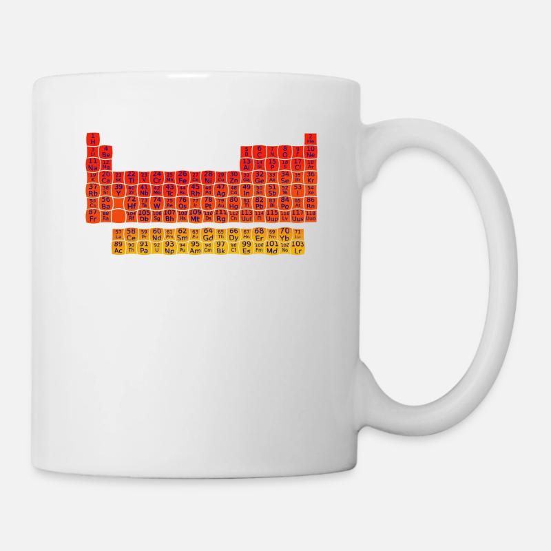 Periodensystem Chemie Elemente - Tasse - Weiß