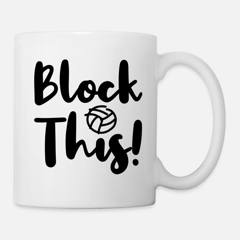 volley-ball - Mug blanc - blanc