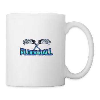 Floorball sport de passe-temps - Mug blanc - blanc - Droite
