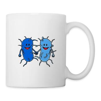 Bakterien Freundschaft Liebe Infektion krank - Tasse - Weiß - Rechts
