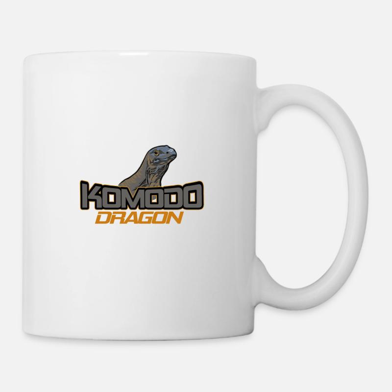 Komodo Waran Drache - Tasse - Weiß