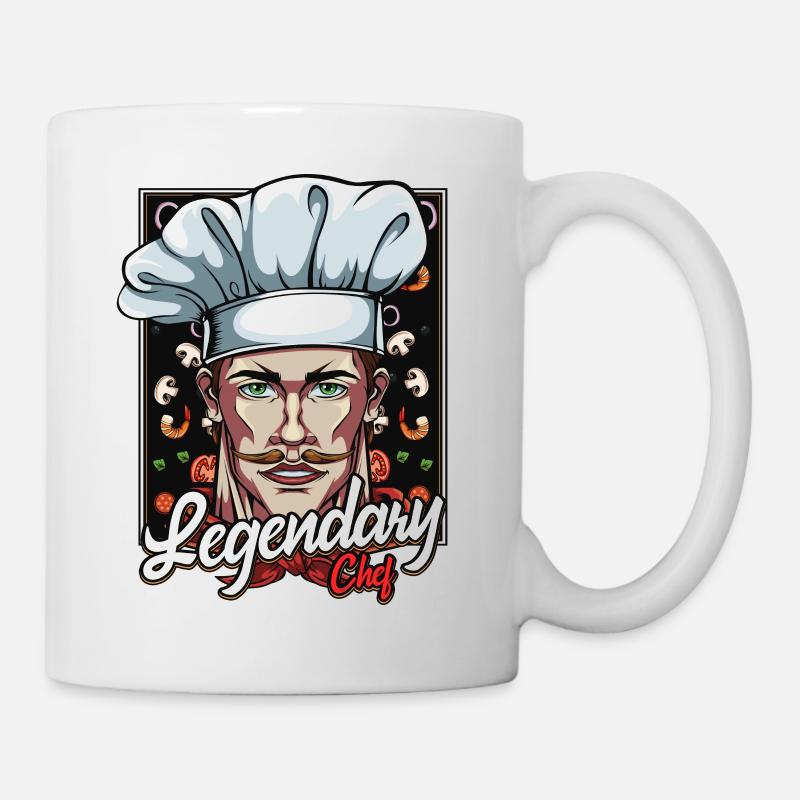 Idée cadeau Chef Chef Cuisine Cuisine - Mug blanc - blanc