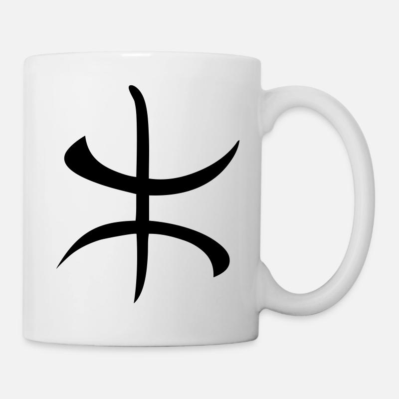 Amazigh Berber Flag Arab Maghreb Symbol - Mug - white