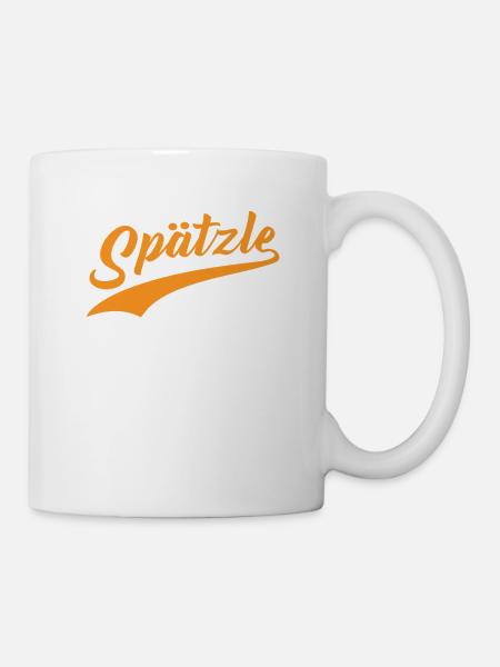 SPÄTZLE Das Leibgericht der Schwaben - Tasse - Weiß