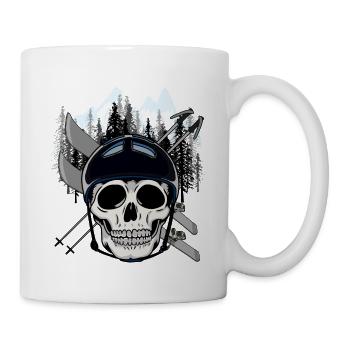 Ski Mountains Sport Winter sports Mountain sports Xmas - Mug - white - Right