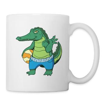 Summer alligator - Mug - white - Right