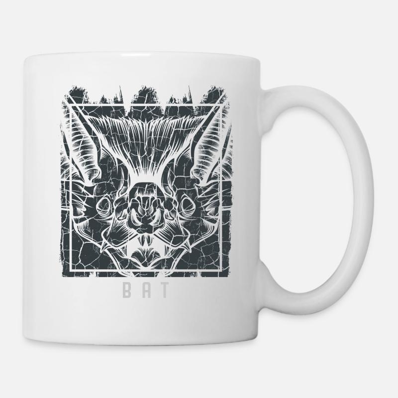 Fledermaus - Tasse - Weiß