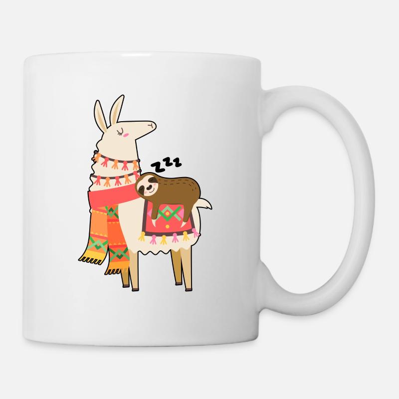 Funny Sloth Quotes - Tasse - Weiß