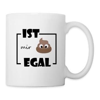 Ist mir egal - Tasse - Weiß - Rechts