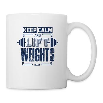 Sports Weightlifter Weightlifting gym Weightlifter - Mug - white - Right