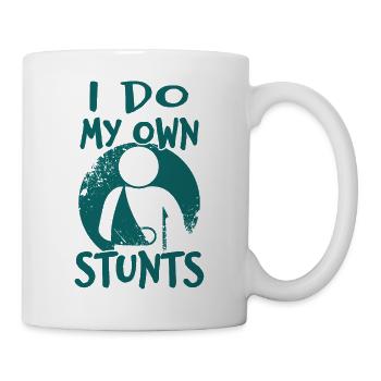 Own stunts - Mug - white - Right