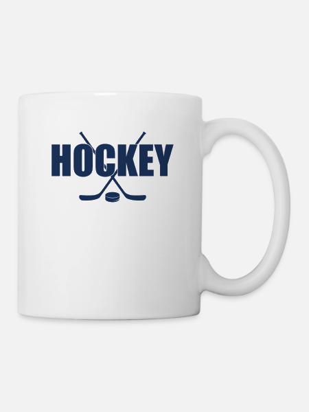 Hockey hockey hockey sur gaz hockey en salle Hockey hockey - Mug blanc - blanc