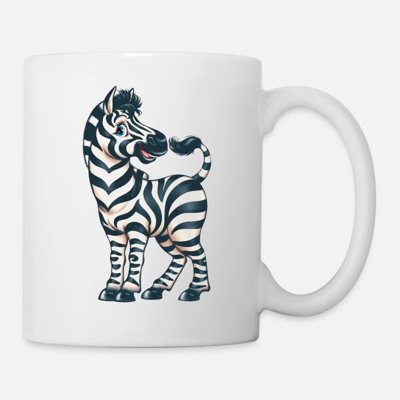 My Little Zebra Print, Zebra Lover Gift - Mug - white