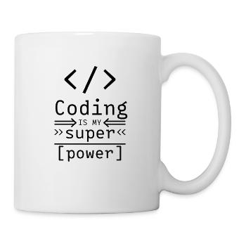 Coding Informatik Software Programmierer Coder - Tasse - Weiß - Rechts