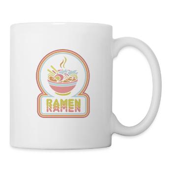 Cool Vintage Ramen Illustration - Mug - white - Right