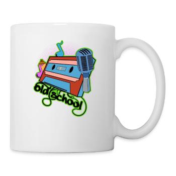 Old School Hip Hip Battlerap 90 Gangster Rap R&B - Mug blanc - blanc - Droite