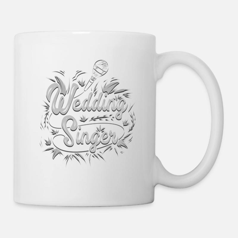 Chanteuse de mariage - Mug blanc - blanc
