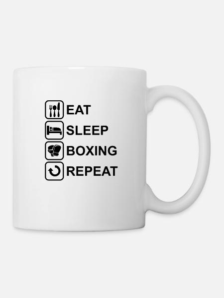 Boxe - Mug blanc - blanc