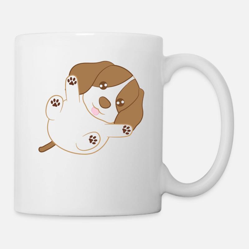 Beagle - Beagles - Pfoten - Welpe - Tasse - Weiß