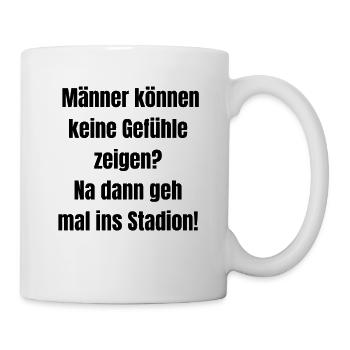 Typisch Mann humorvoll lustige Sprüche witzig - Tasse - Weiß - Rechts