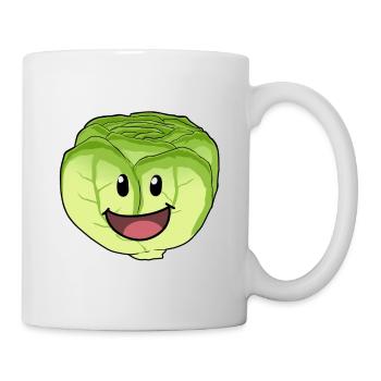 Légume végétalien - Mug blanc - blanc - Droite