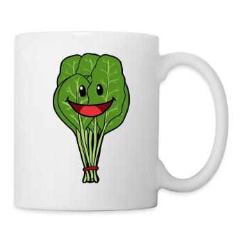 Spinach Vegetables Vegan Vegan Cook Healthy Cuisine - Mug - white - Right