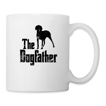 Le Dogfather, chien Weimaraner, cadeau amusant - Mug blanc - blanc - Droite