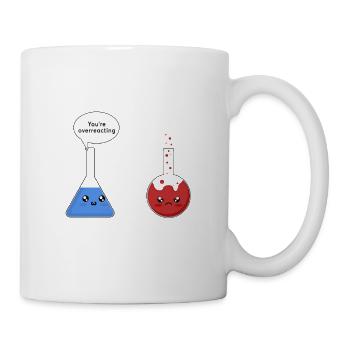Vous êtes la science sur-réagissant T-shirt Science Shirt - Mug blanc - blanc - Droite