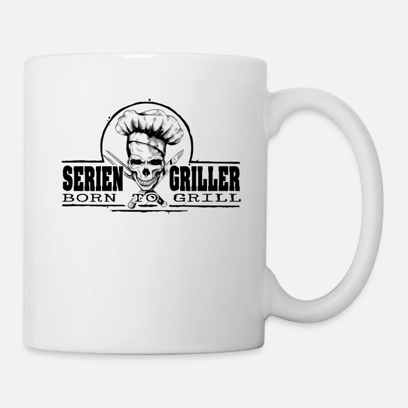 Seriengriller 2 black - Tasse - Weiß