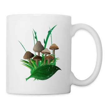 Botanique Champignons sauvages Cueeil mycologie - Mug blanc - blanc - Droite