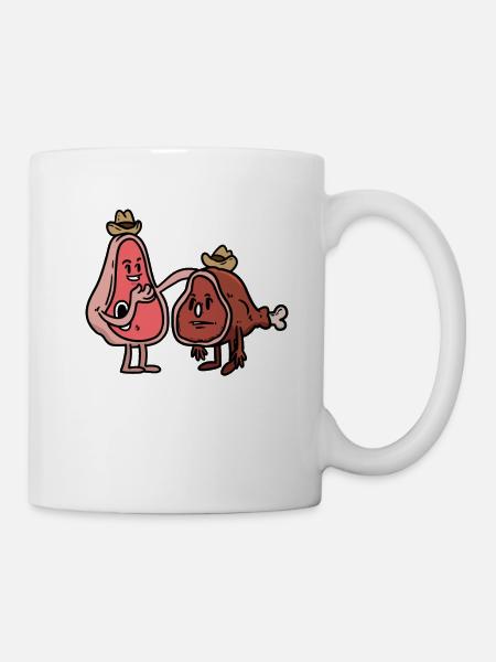 My Meat , Fleisch - Tasse - Weiß