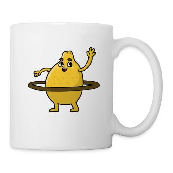 Hula Hoop Citron, Danse De Citron - Mug blanc - blanc - Droite