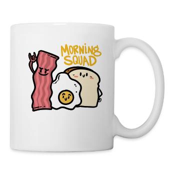 Morning Squad, Bacon, egg and bread - Mug - white - Right