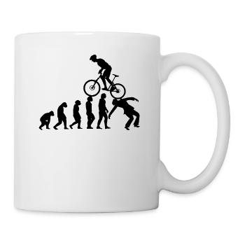 Evolution MTB Mountain Biking Bike Mountainbike - Tasse - Weiß - Rechts