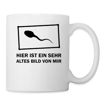 Very Old Picture Funny Old Old Gift - Mug - white - Right