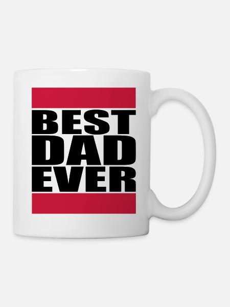 Best Dad Ever Logo - Kop/krus - hvid