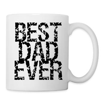 Best Dad Ever Stamp Design - Mug blanc - blanc - Droite