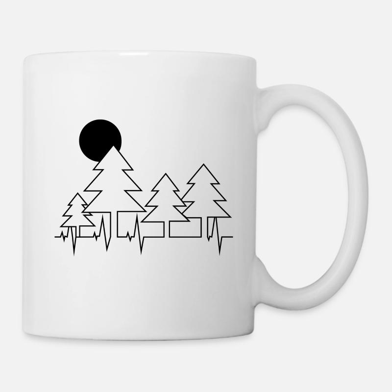 Arbres - Mug blanc - blanc
